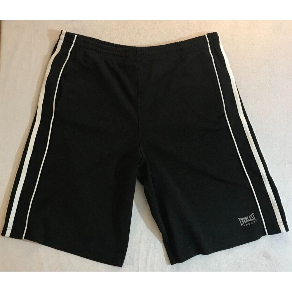 Everlast Basketball Shorts Youth Boys XL 14-16 Black Running Training Athletic‎